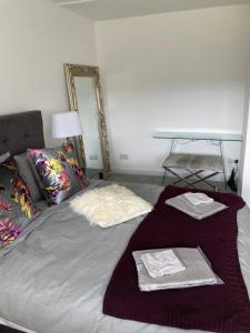 Krevet ili kreveti u jedinici u okviru objekta Lazy Days Cottage