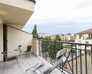 Balkon lub taras w obiekcie Promenada by Baltic Home
