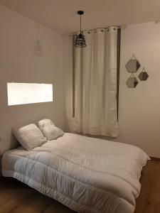 Кровать или кровати в номере Studio Maillol centre historique Perpignan