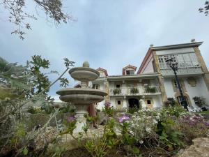 Jardín al aire libre en Hosteria de Arnuero