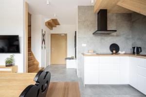 Kuchnia lub aneks kuchenny w obiekcie Apartamenty Pod Stokiem Nosal Zakopane