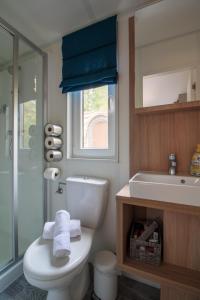 Phòng tắm tại Iguana - Das Tiny Haus am Reptilienzoo Reptilium