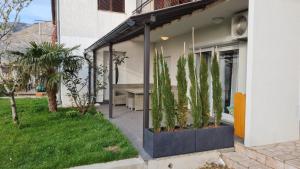 Vonkajšia záhrada v ubytovaní Seaview Apartment Moritz