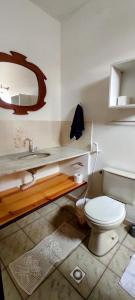Koupelna v ubytování O Caramuru Hostel - Cumuruxatiba