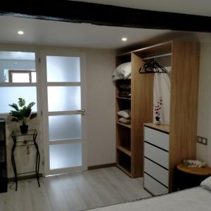 Kuchyň nebo kuchyňský kout v ubytování Passage des Romains studio