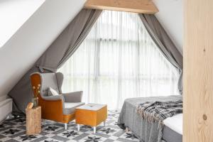 Łóżko lub łóżka w pokoju w obiekcie Apartamenty Pod Stokiem Nosal Zakopane