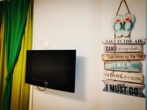 TV a/nebo společenská místnost v ubytování Sicci's Dream