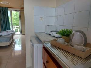 A kitchen or kitchenette at Antonio Studios