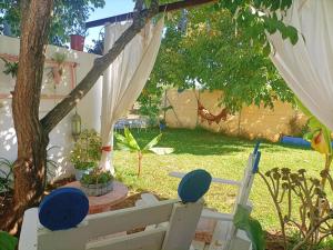 A garden outside Casa Bakara