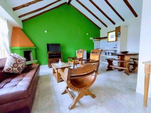 Kuchyň nebo kuchyňský kout v ubytování Hotel Cabañas San Cayetano