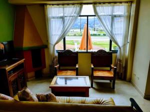 Posezení v ubytování Hotel Cabañas San Cayetano