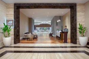 Vstupní hala nebo recepce v ubytování Wyndham Opi Hotel Palembang + 37 fotografií