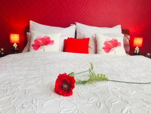 Postel nebo postele na pokoji v ubytování Design Hotel Romantick