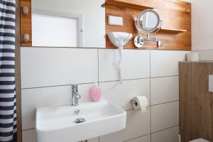 Kúpeľňa v ubytovaní Pension Laubenhof