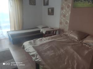 Ein Bett oder Betten in einem Zimmer der Unterkunft Bałkanówka