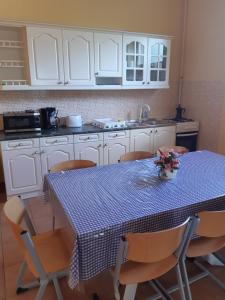 Kuchyň nebo kuchyňský kout v ubytování Helga Apartman
