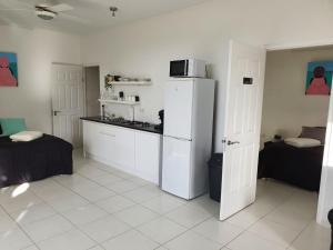 Η κουζίνα ή μικρή κουζίνα στο B2 APARTMENT with Balcony at JAN THIEL Curacao