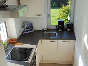 Küche/Küchenzeile in der Unterkunft Ferienwohnung Hoherting