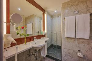 Koupelna v ubytování Cityhotel Kaiser Karl Aachen