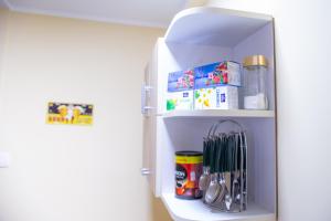 مطبخ أو مطبخ صغير في Passenger Hostel