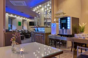 Kuchyň nebo kuchyňský kout v ubytování Cityhotel Kaiser Karl Aachen