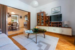 TV a/nebo společenská místnost v ubytování House Marija