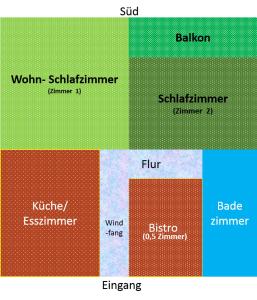 ein Screenshot eines Bildschirms mit verschiedenen farbigen Quadraten in der Unterkunft HomeSweetHome in Residential Park near Uni with WiFi Parking Balcony in Kassel