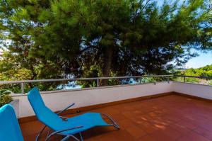 Balkón nebo terasa v ubytování Apartment Natasa