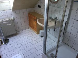 Koupelna v ubytování Ferienwohnung Wiesinger