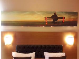 A seating area at City Hotel Plovdiv