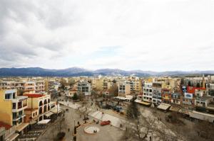 a view of a city with buildings at Orpheus Hotel in Komotini