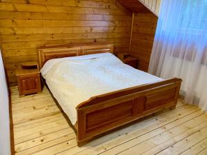 Postel nebo postele na pokoji v ubytování Satori