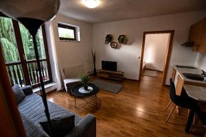 Posezení v ubytování Aparthotel Faust