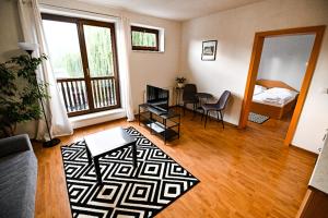 Posezení v ubytování Aparthotel Faust