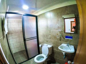 Koupelna v ubytování Hotel Jireh - San Carlos Ant