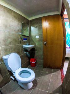Koupelna v ubytování Hotel Jireh - San Carlos Ant