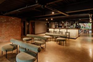 Posezení v ubytování The Art Hotel Medellin