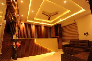 Posezení v ubytování MC Suites Mysuru