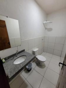 Hotel Buriti tesisinde bir banyo