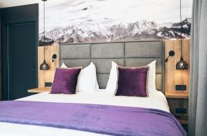Posteľ alebo postele v izbe v ubytovaní Chalet Amadeus