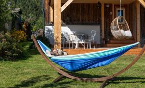 Vonkajšia záhrada v ubytovaní Ferienhaus Altaussee