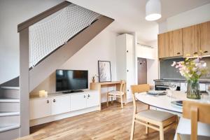 Kuchyň nebo kuchyňský kout v ubytování Apartments Čatež - Terme Čatež