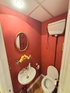 Koupelna v ubytování AcroView