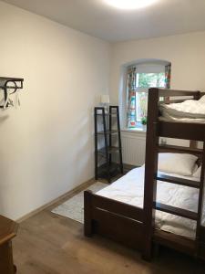 Postel nebo postele na pokoji v ubytování Apartmán DUO Plešivec