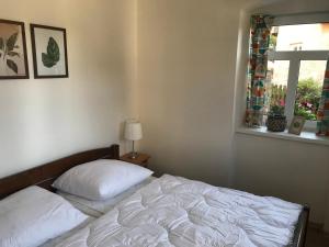 Postel nebo postele na pokoji v ubytování Apartmán DUO Plešivec