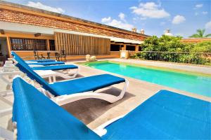 Bazén v ubytování Hotel Caribe Merida Yucatan nebo v jeho okolí