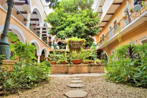 Zahrada ubytování Hotel Caribe Merida Yucatan