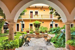Zahrada ubytování Hotel Caribe Merida Yucatan