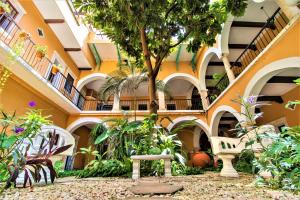Zahrada ubytování Hotel Caribe Merida Yucatan