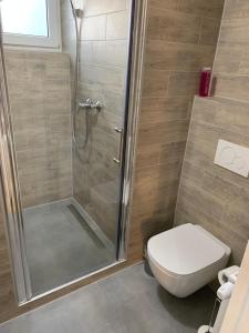 Koupelna v ubytování APARTMENTS TRENČÍN